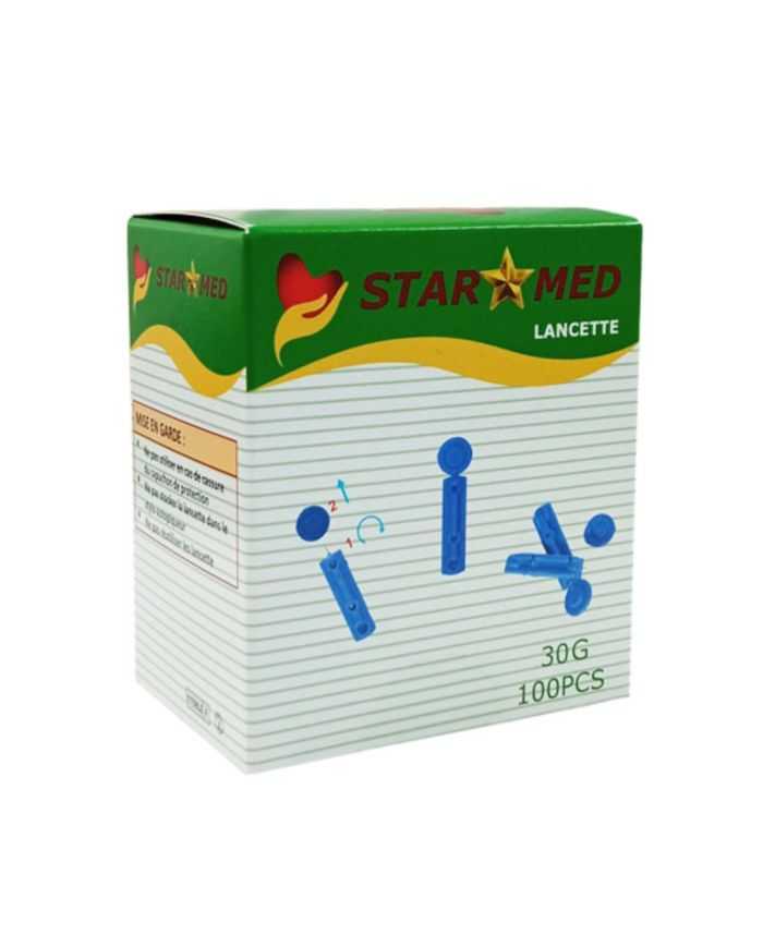 Lancettes STARMED en boîte de 100 unités