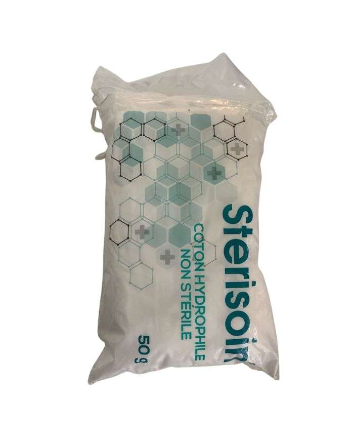 Coton Hydrophile Non Stérile STERISOIN 100g