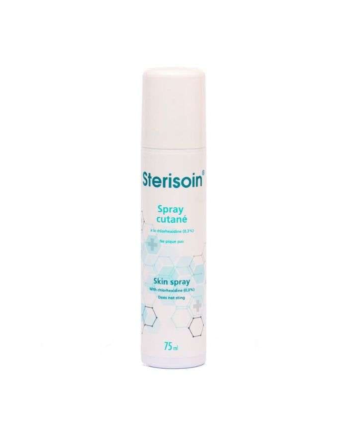 Spray cutané STERISOIN 75 ml pour premiers secours