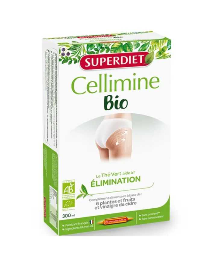 Ampoules Superdiet Cellimine Bio pour Détox