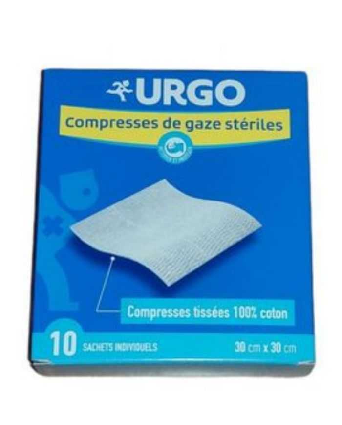Compresses de gaze stériles URGO – 30 x 30 cm