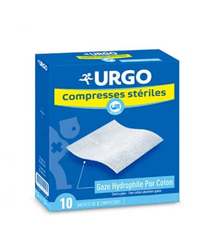 Compresses de gaze stériles URGO – 40×40 cm