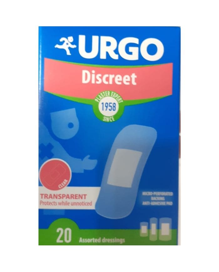 Urgo Discreet Pansements Transparents – 20 unités