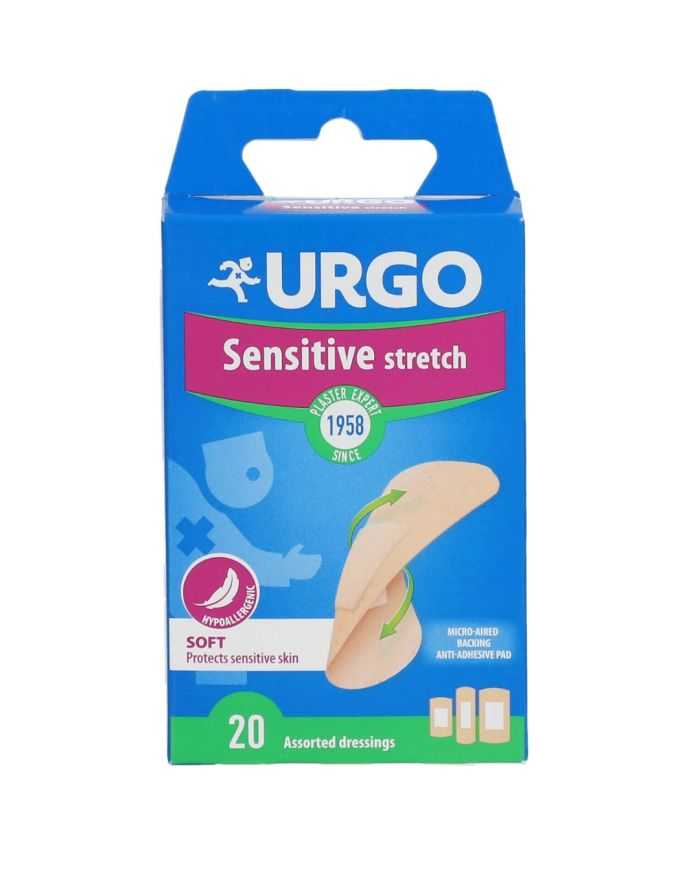 Urgo Sensitive Stretch Soft : 20 Pansements Confortables