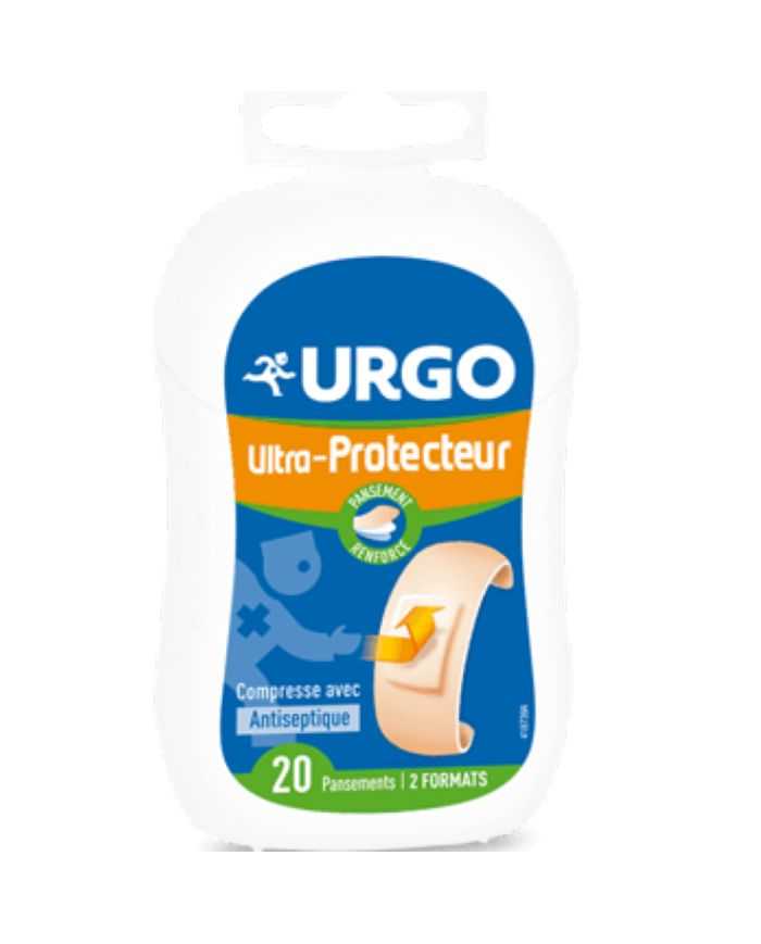 Urgo Ultra Protecteur : Compresses Antiseptiques 20 Unités