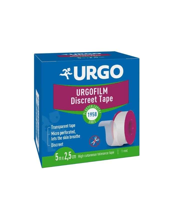 Pansement Urgofilm Discret 5m x 2.5cm pour peaux sensibles