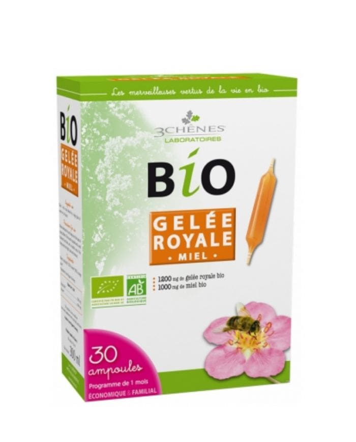 Ampoules de Gelée Royale Bio 30 unités