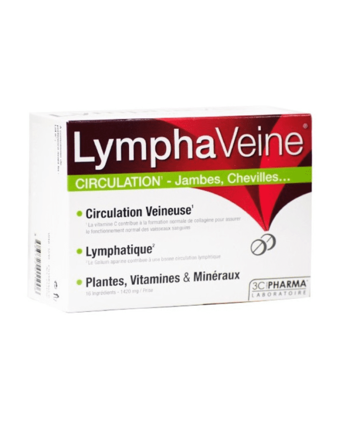 3 Chênes Lymphaveine pour la Circulation – 60 Comprimés