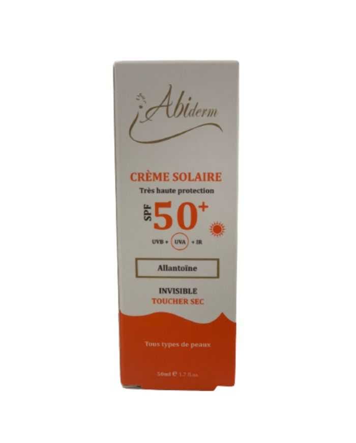 Crème Solaire Invisible SPF 50+ Abiderm Toucher Sec