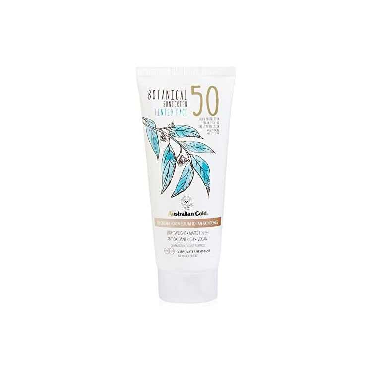 Lotion Solaire Visage Teintée SPF 50 Australian Gold