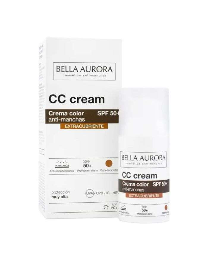 Crème CC anti-taches SPF50+ Bella Aurora 30 ml