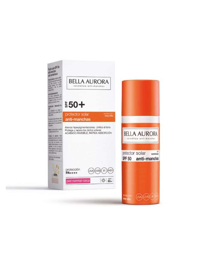 Crème solaire Bella Aurora SPF50 pour peau normale