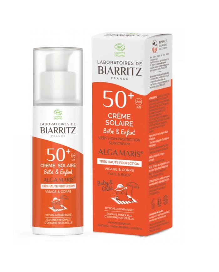Crème Solaire Enfant SPF 50+ Algamaris de Biarritz