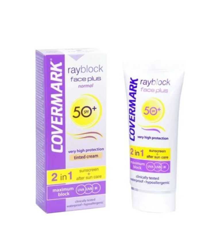 Crème Solaire Covermark Rayblock SPF 50 Teinte Beige Clair