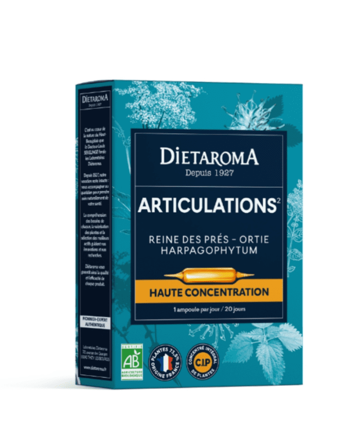 Dietaroma articulations reine des prés 20 ampoules