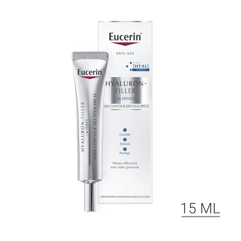 Eucerin Hyaluron Filler Soin Contour Yeux SPF15 15ml