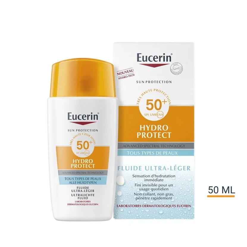 Eucerin Hydro Protect Fluide SPF 50+ Léger pour Peau