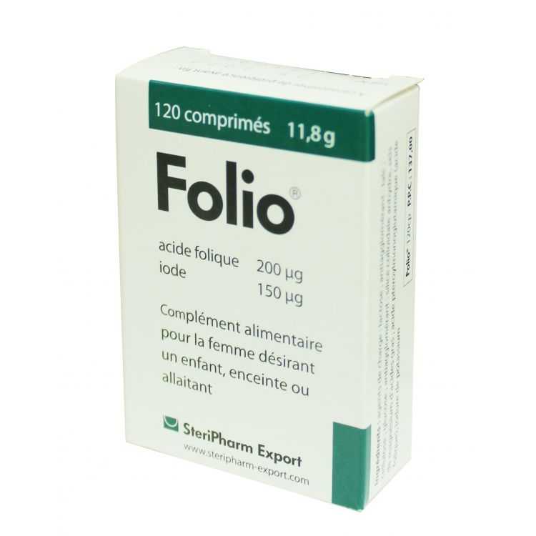 Folio 120 Comprimés : Complément Alimentaire Prénatal