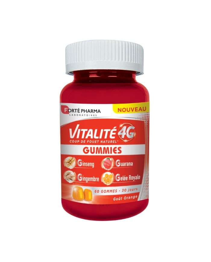 Forte Pharma Vitalité 4G Gummies Orange 60 Gommes