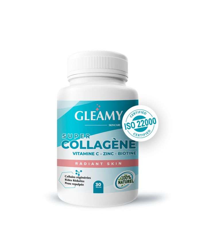 Gleamy Super Collagène 30 Gélules – Éclat Jeunesse