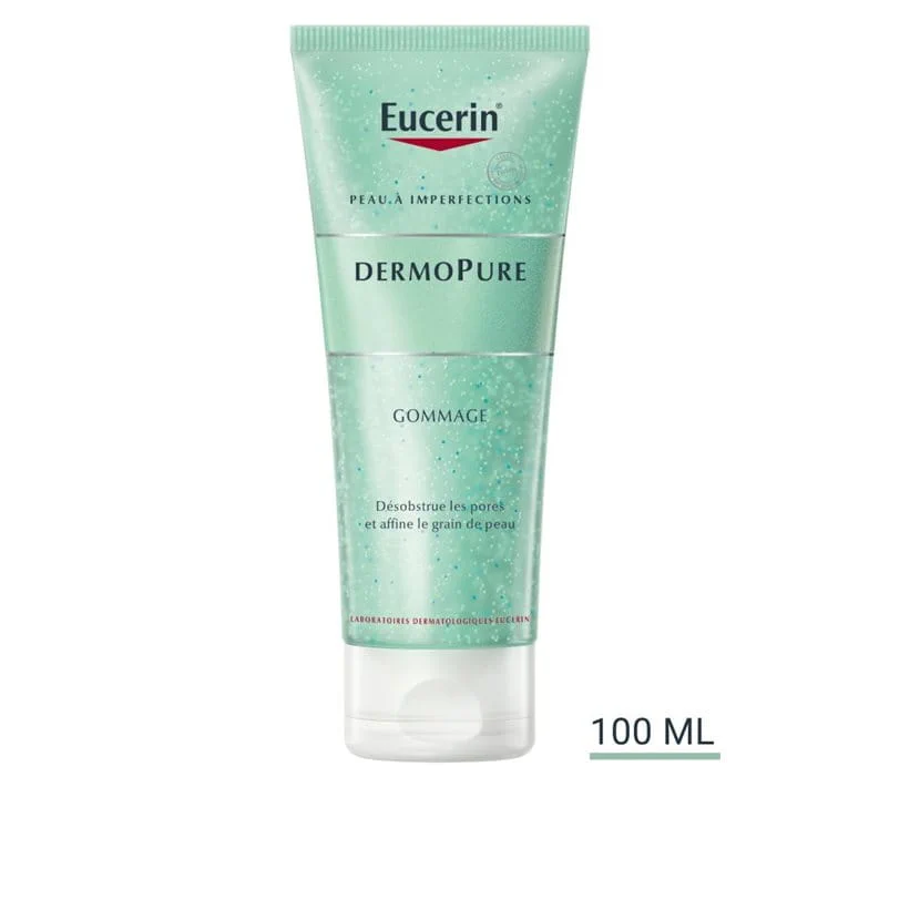 Gommage Eucerin Dermopure 100 ml pour Peau Parfaite