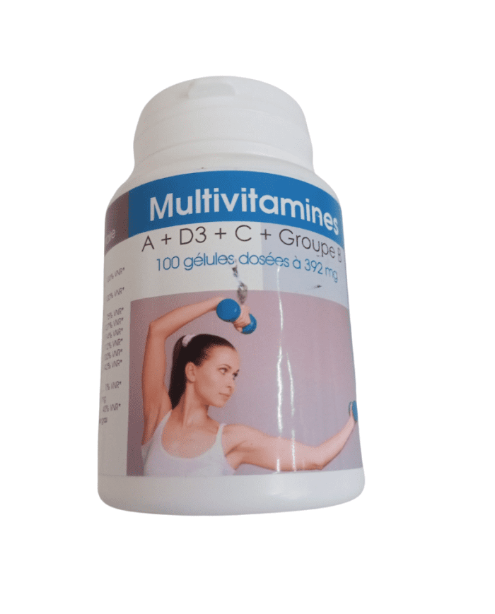 GPH Multivitamines A, D3, C et Groupe B – 100 gélules