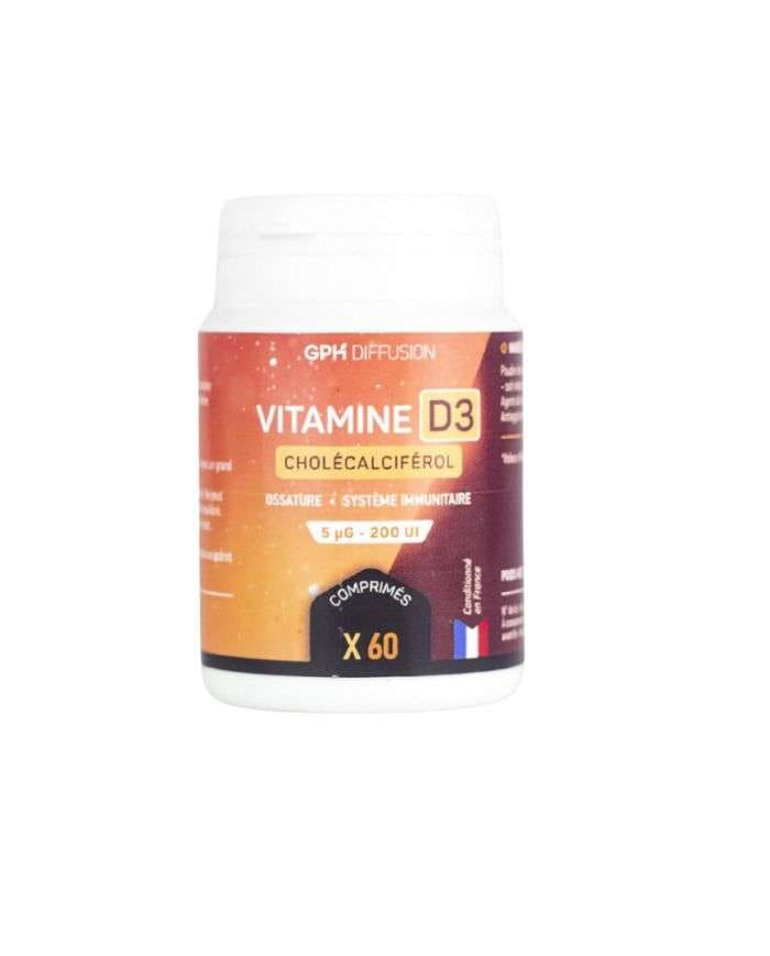 GPH Vitamine D3 2000UI – 60 Comprimés