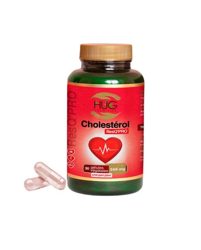 Cholesterol ResQ Pro 568 mg – 30 Gélules pour Seniors
