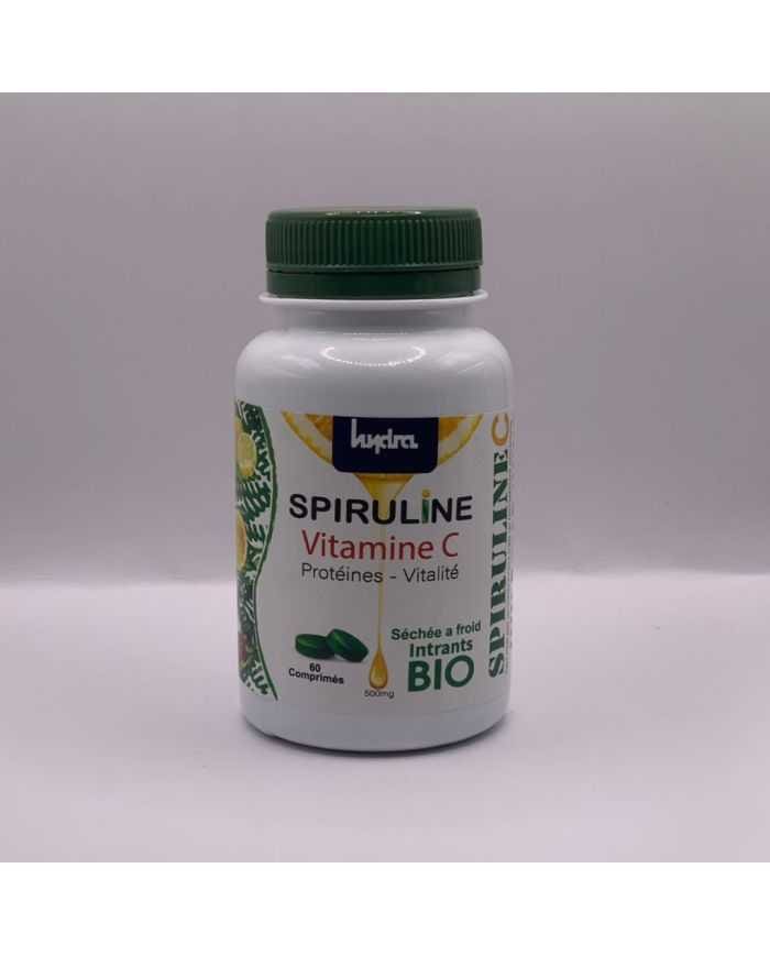Hydra Spiruline Vitamine C – 60 Comprimés Actifs