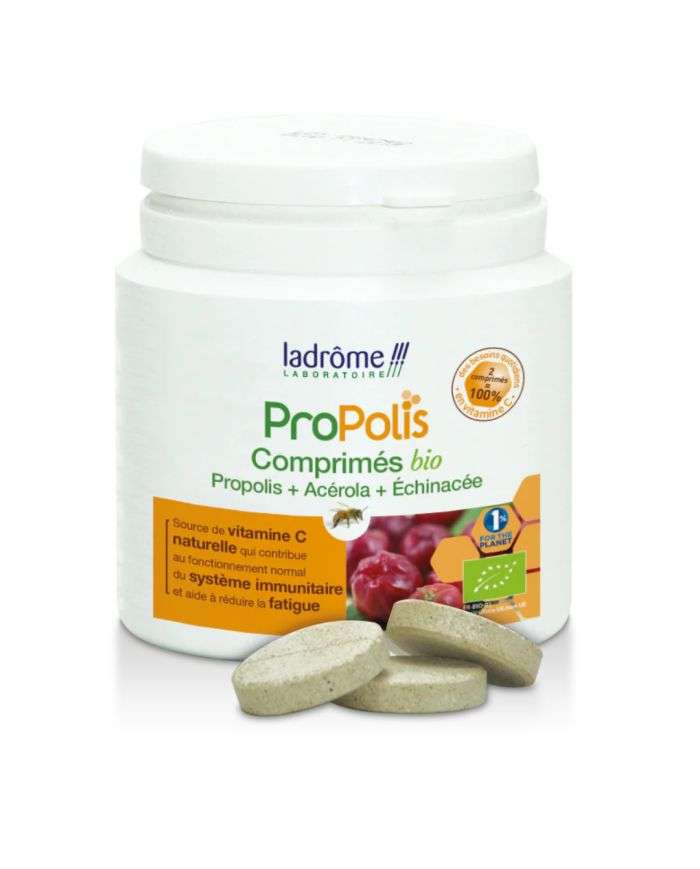 Compléments alimentaires Propolis Bio Ladrôme – 40 comprimés