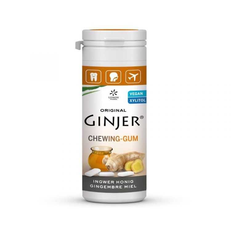 Chewing-gum au gingembre et miel LEMON PHARMA – 30g