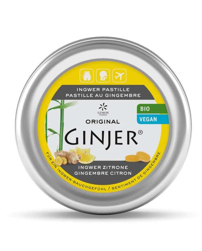 Pastilles Gingembre Citron BIO de Lemon Pharma