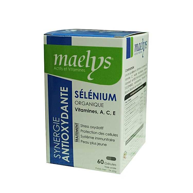 Gélules Maelys Sélénium Antioxydant – 60 unités