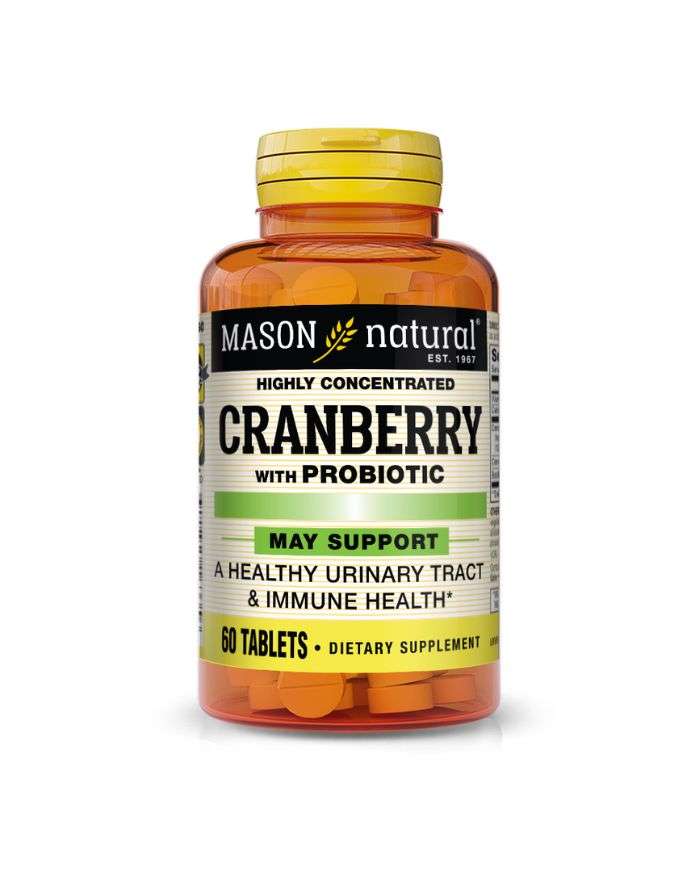 Mason Natural Canneberge Probiotiques – Santé Urinaire