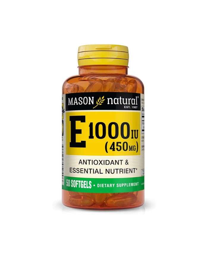 Complément Alimentaire Mason Natural E 1000 IU en Gélules