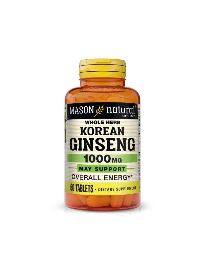 Mason Natural Ginseng 1000 mg – Vitalité Naturelle
