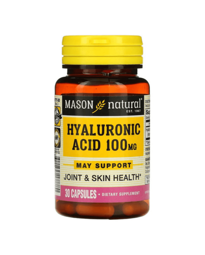 Acide Hyaluronique Mason Natural 100 mg pour la Jeunesse