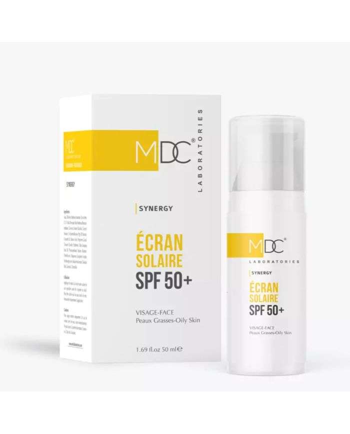 Crème solaire MDC Synergy SPF 50+ pour peaux grasses