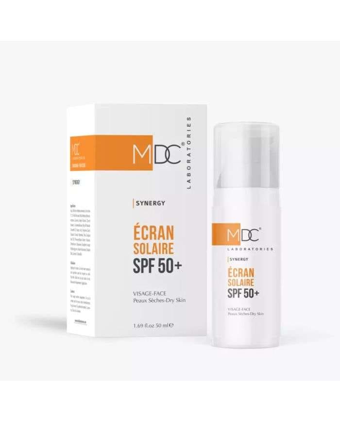 Crème Solaire MDC Synergy SPF 50+ Peaux Sèches 50 ml