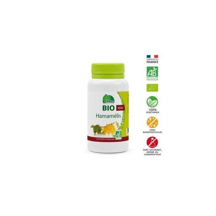 MGD Hamamélis BIO : 90 gélules pour votre bien-être