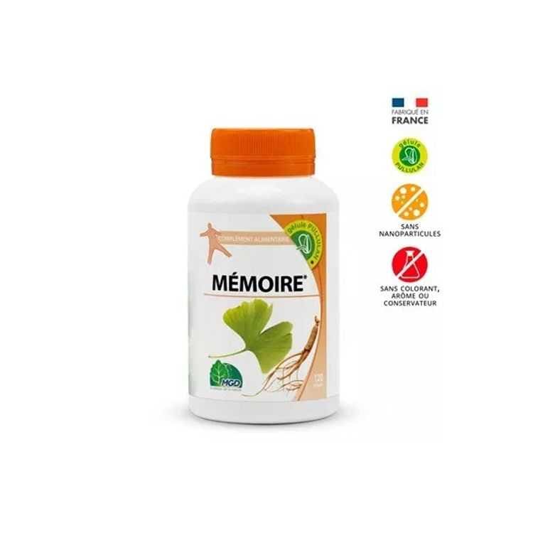 MGD NATURE Mémoire 120 Gélules pour la concentration