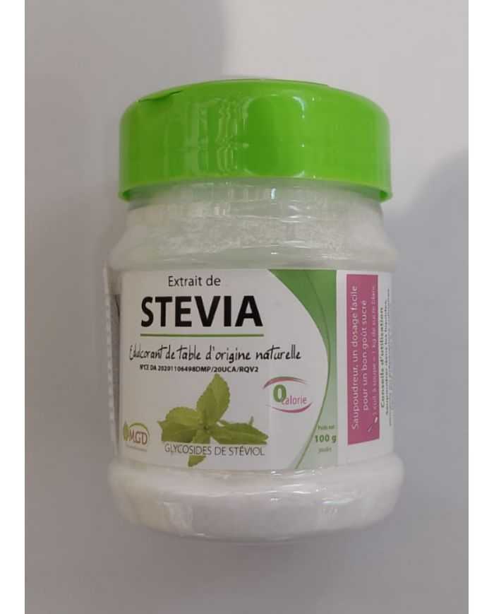 MGD Stévia Light Poudre 100g – Édulcorant Naturel