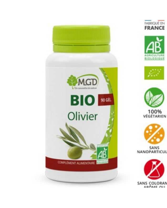 Gelules d’Olivier BIO – 90 capsules naturelles