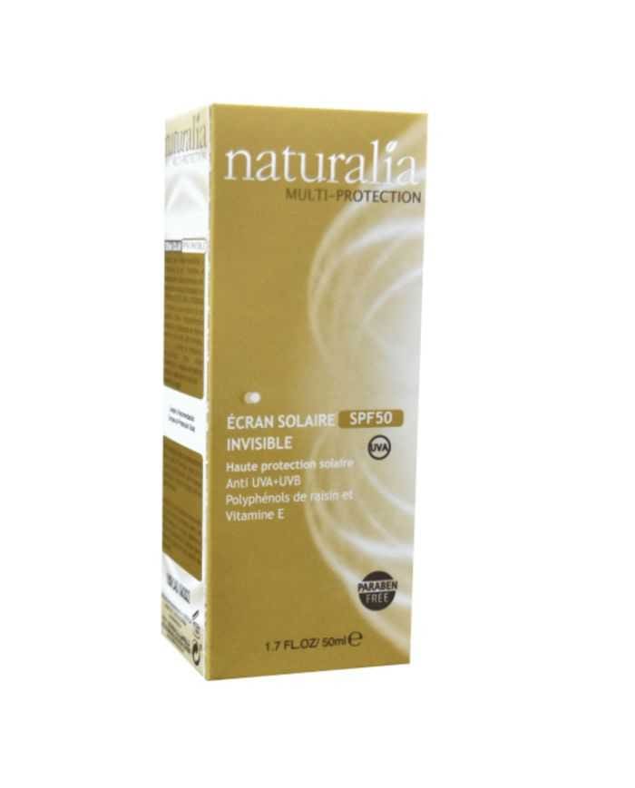 Crème solaire invisible NATURALIA SPF 50 – 50 ml