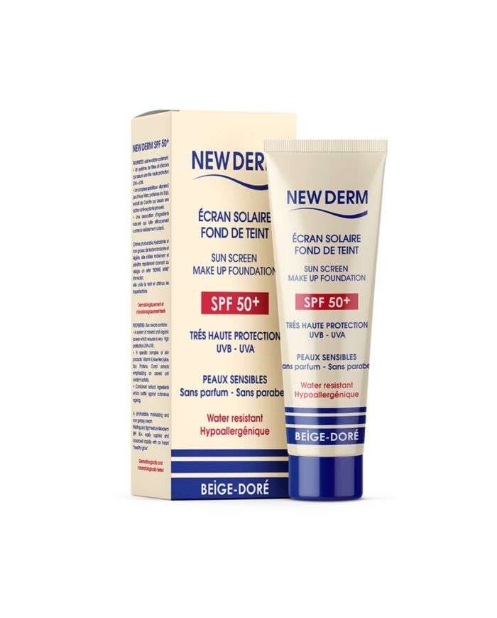 Crème Solaire SPF 50+ Beige Doré 50ml pour Protection Maximale