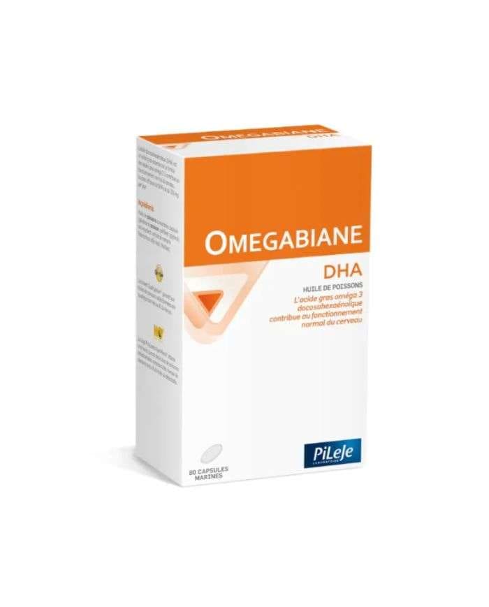 Omégabiane DHA de Pileje : 80 capsules marines