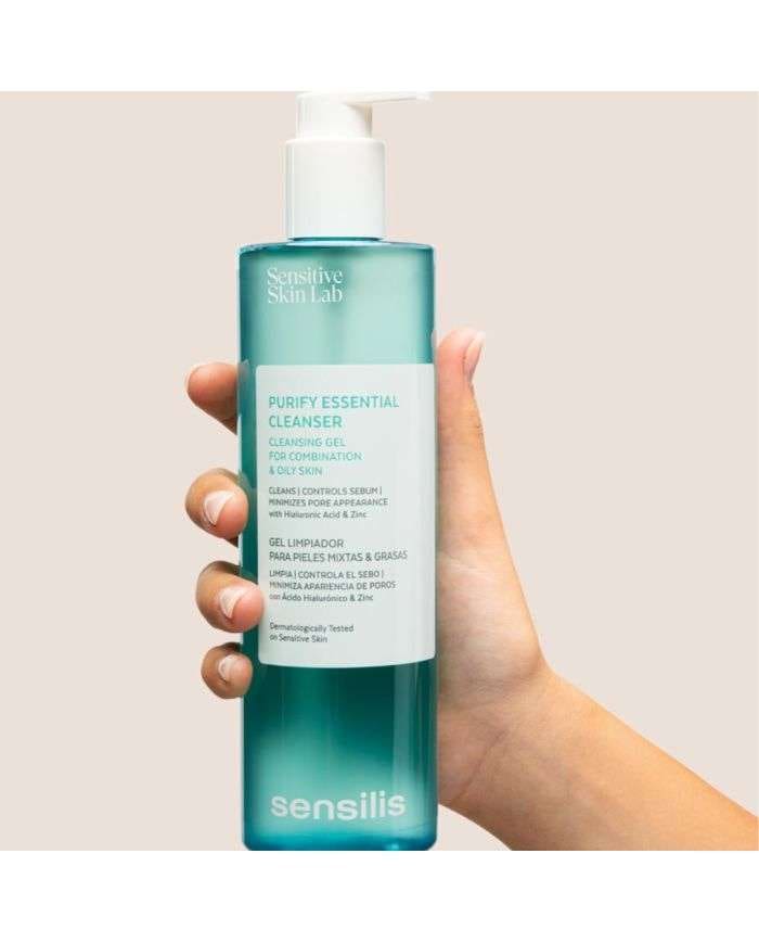 Gel nettoyant purifiant Sensilis 400 ml pour peau