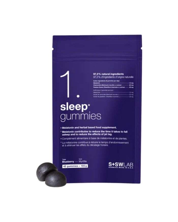 S+SWLAB Gummies de Sommeil Myrtille 105g
