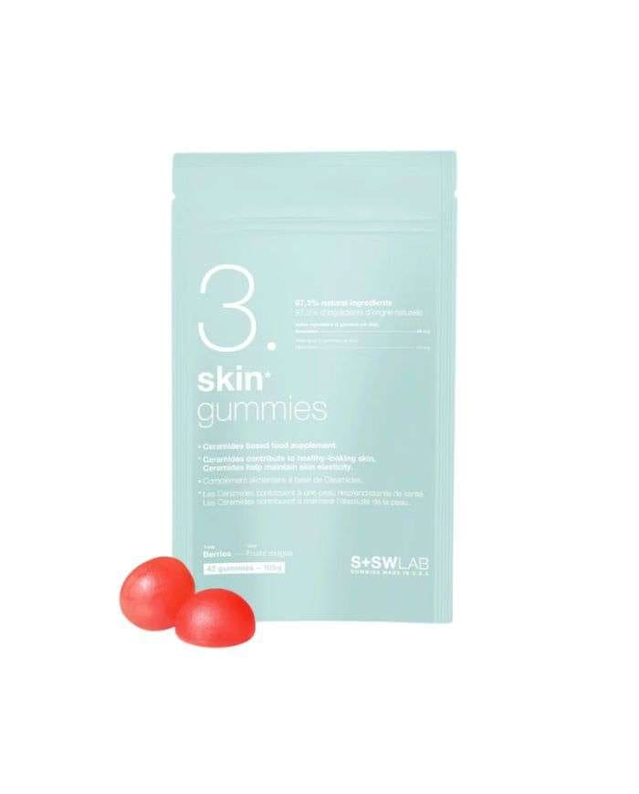 S+SWLAB 3 Skin Gummies – Beauté Éclatante en 42 Gummies