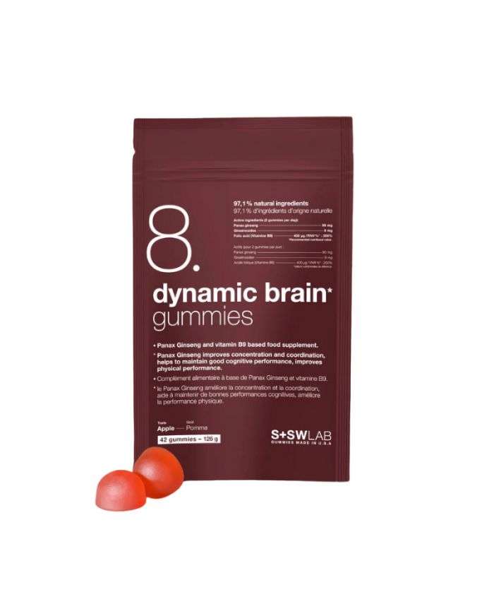 S+SWLAB Gummies Cérébrales Dynamiques Pomme 126g